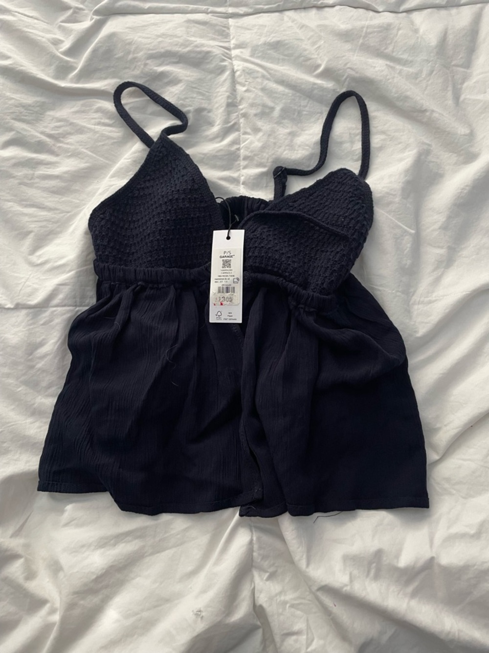 Garage Black Tank Top